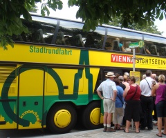 City sightseeing tours in Vienna: bus tours, Danube river cruises, carriage tours