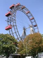 The Giant Ferris Wheel in the Vienna Prater park